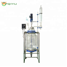 High Efficiency Manufacturer made in China 80L Chemical Equipment Jacketed Glass Reactor
